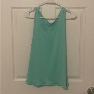 Tie back workout top